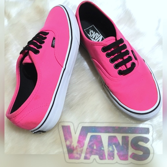 bright pink vans
